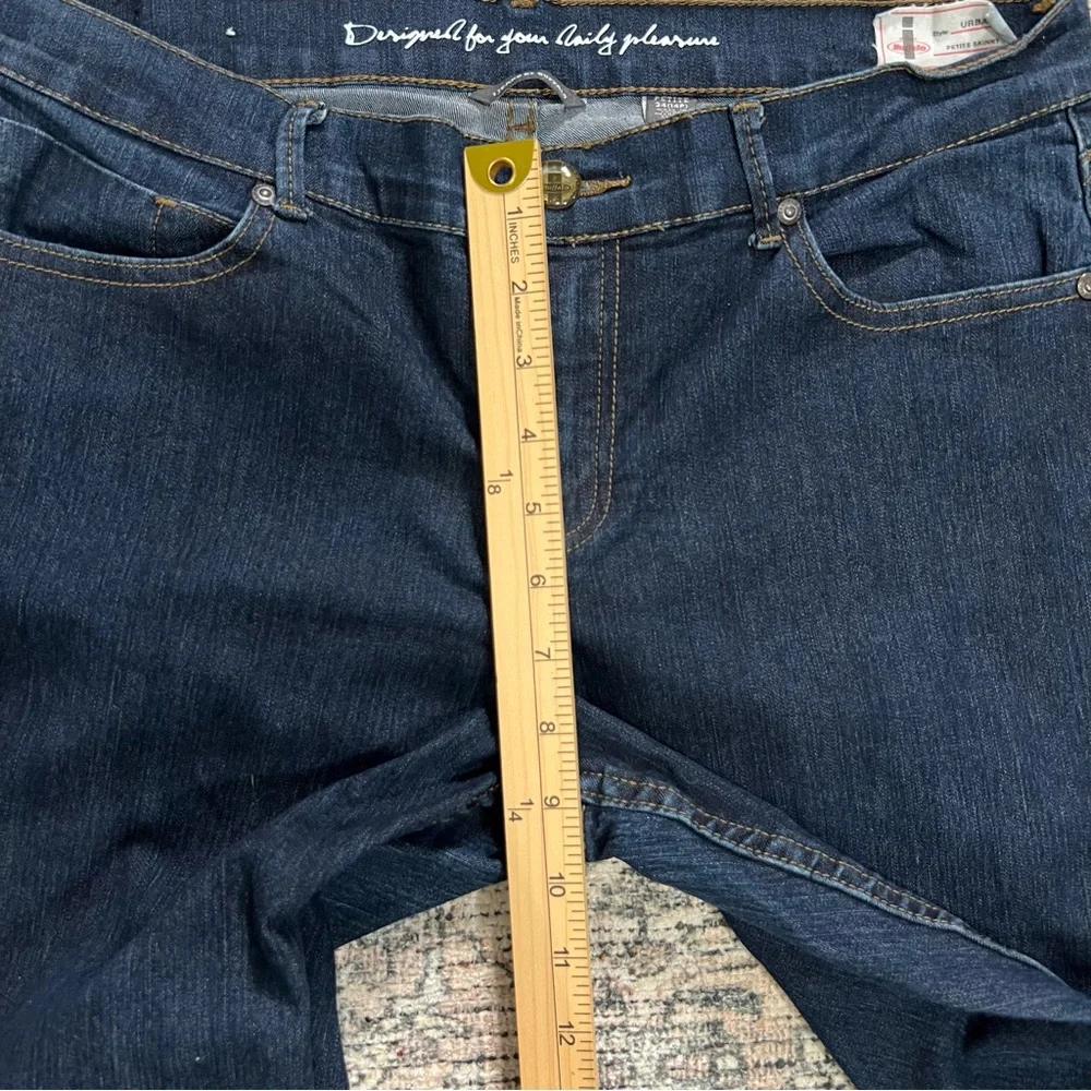 I Jeans by Buffalo Skinny Jeans Womens  14 Petite Stretch Blue Denim